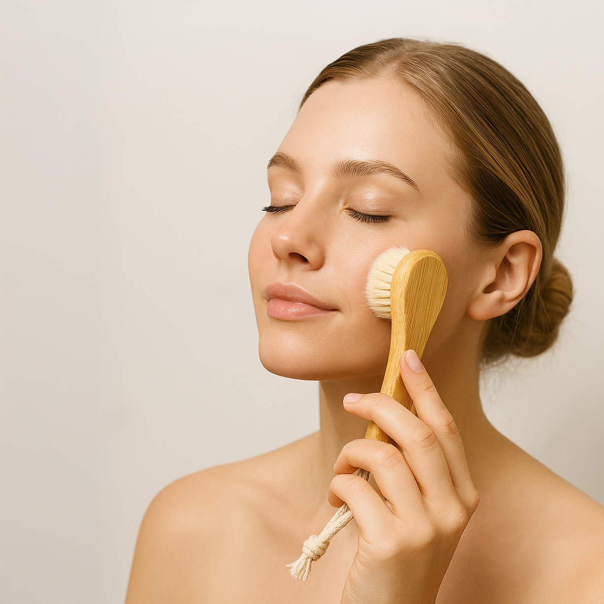 NOVAA SkinEase Bamboo Brush